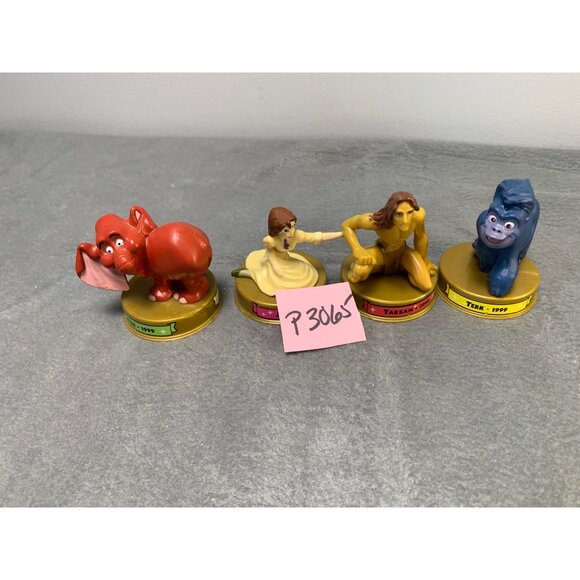 Vintage 2002 Disney Tarzan Figurine Set of 4 Characters From McDonalds 100 Years - Picture 12 of 12